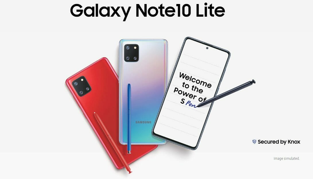 Samsung Galaxy Note10 Liteのスペックまとめ、対応バンド、価格 