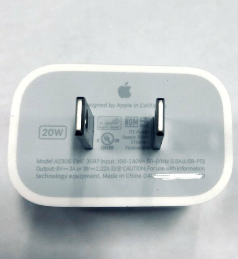 iPhone 12シリーズには20WのPD充電器が付属する？【画像がリーク】 | telektlist