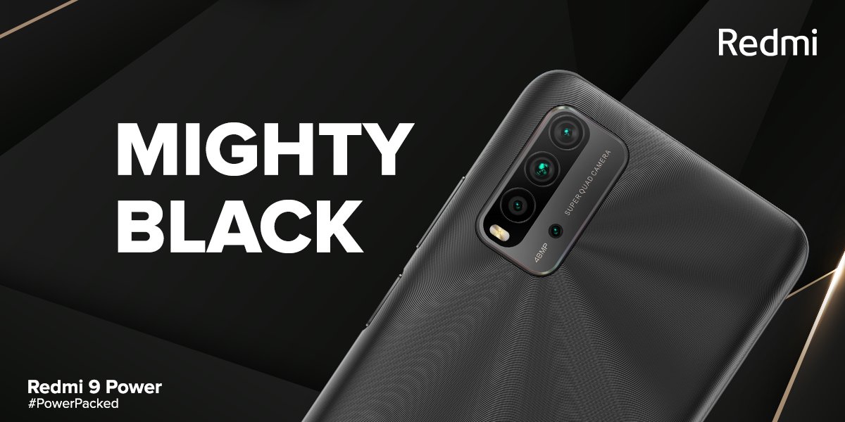 redmi 9 power mighty black