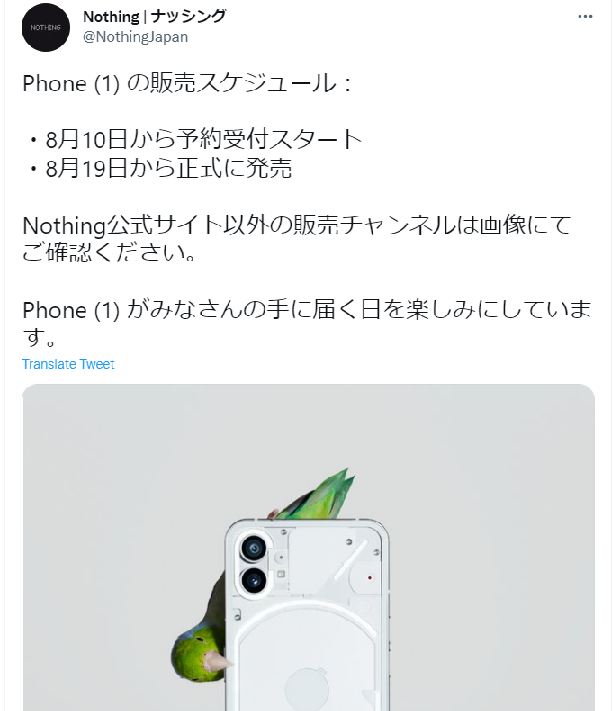 IIJmioがNothing Phone (1)を43,980円～特価販売【8/19～】 | telektlist